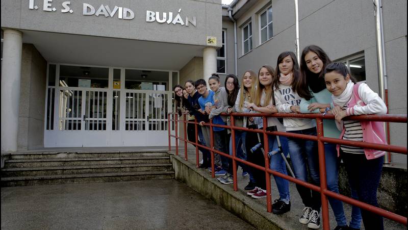 Instituto David Buján de Cambre.Foto: La Voz de Galicia